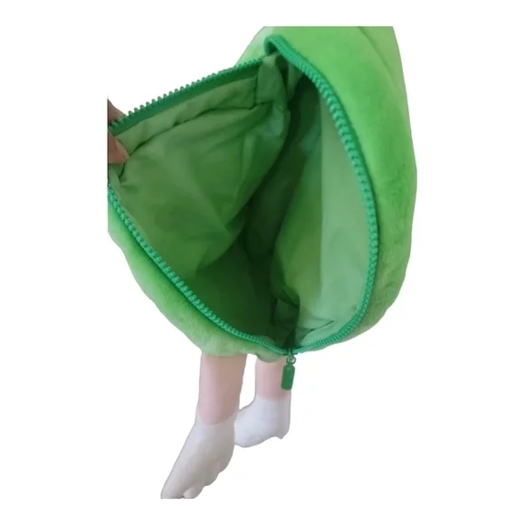 M&M World Green Adjustable Plush Backpack NWT - Picture 5 of 11